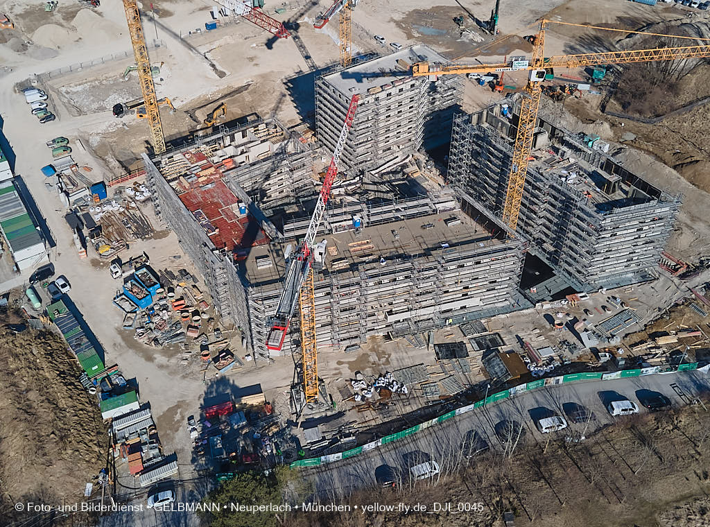 09.03.2022 - Baustelle PANDIONVERDE in Neuperlach  09.03.2022 - Baustelle PANDIONVERDE in Neuperlach